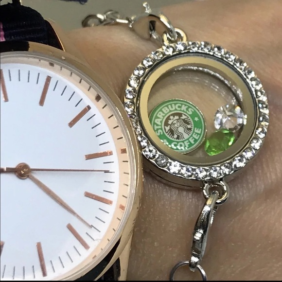 Starbucks Lockett floating bracelet - Picture 2 of 5